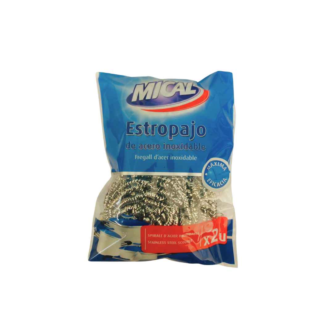 Estropajo Acero Inoxidable Mical 2ud
