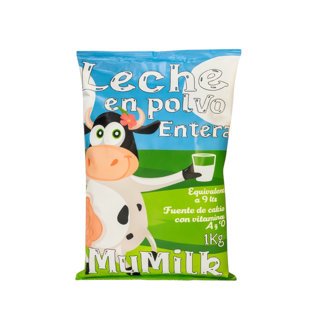 Leche en Polvo Entera Mumilk 1kg - Producto lácteo en polvo de alta calidad