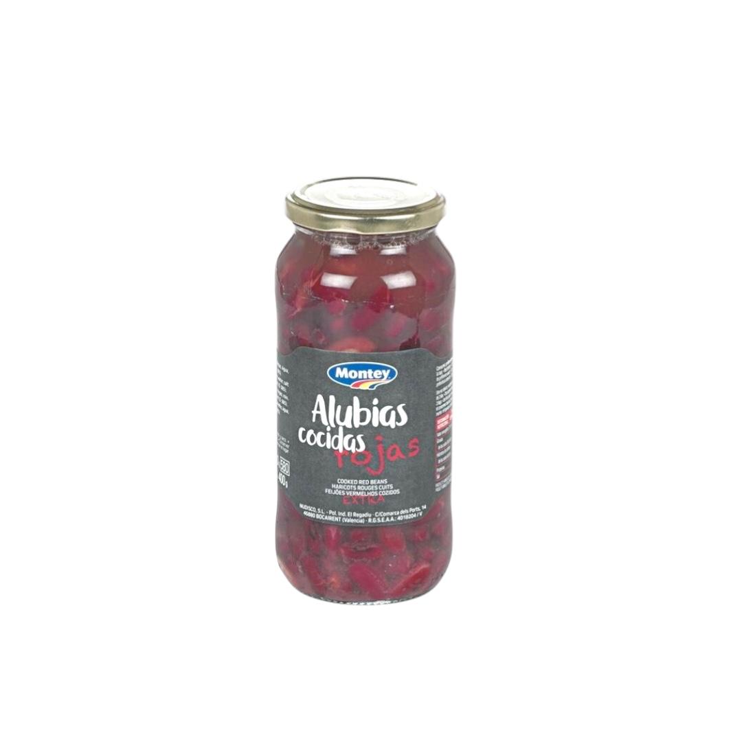 Frijol Colorado Cocido Montey 580ml - Producto listo para consumir y de alta calidad