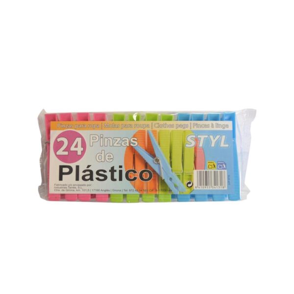 Pinza plástico de tender Classic Styl 24ud
