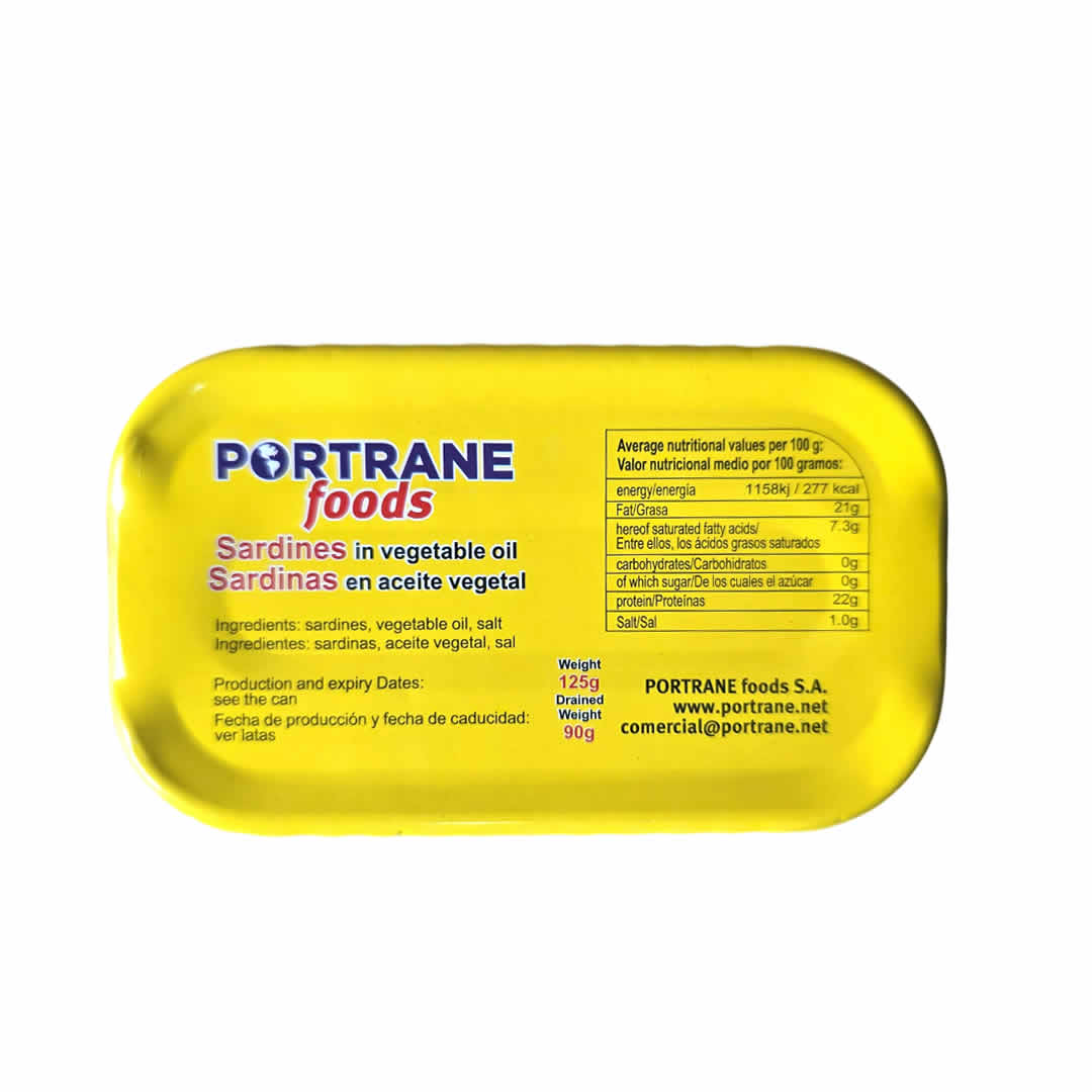 Sardinas en Aceite Portrane 125g - Imagen 2