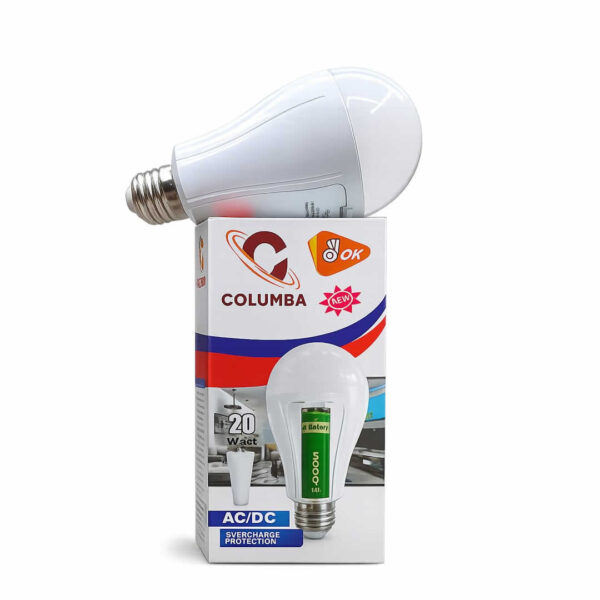 Bombillo LED Recargable Columba 20W