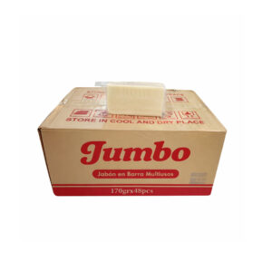 Caja de Jabón de Lavar Multiusos Jumbo Color Crema (48udx170g)