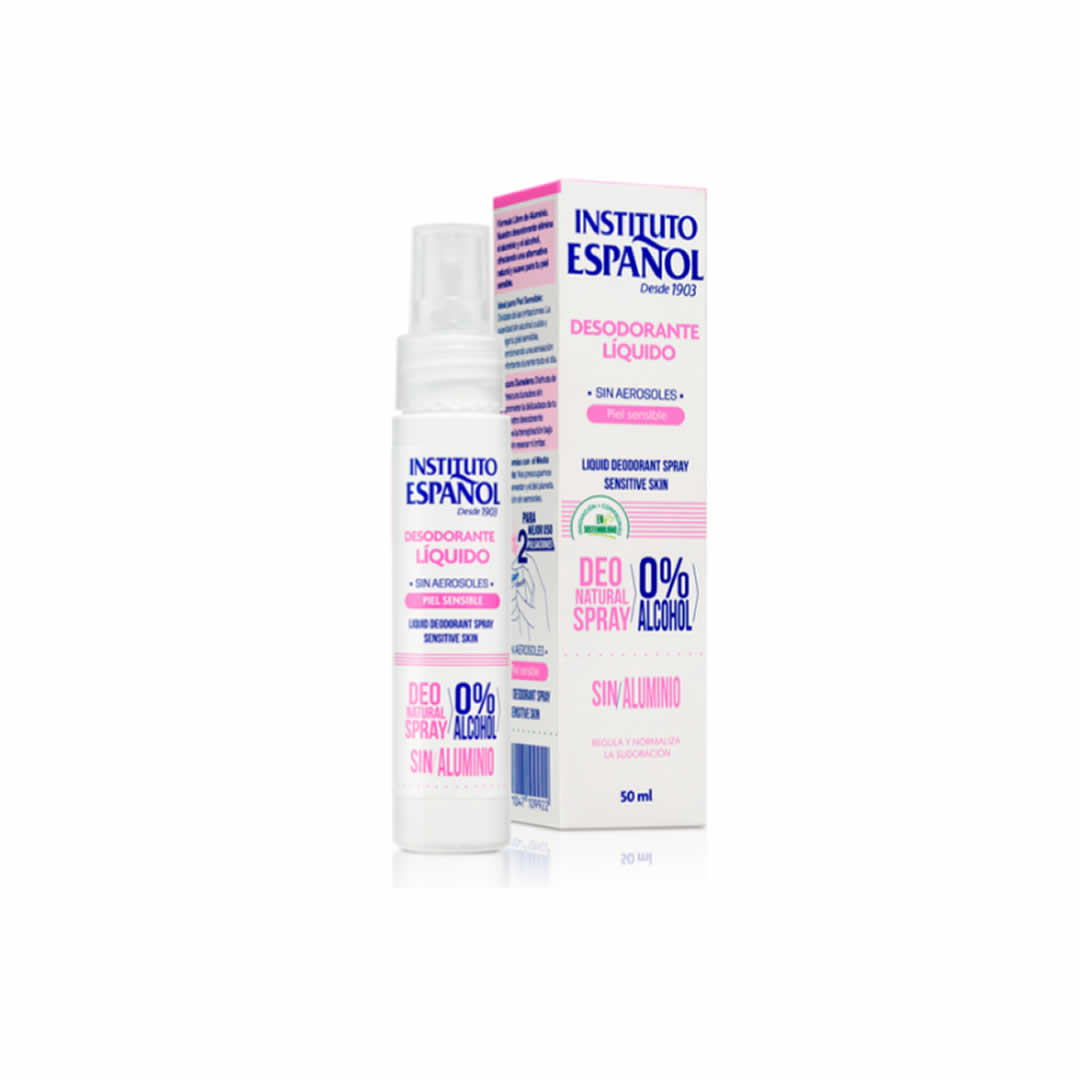 Desodorante Spray Piel Sensible 0% Alcohol Sin Aluminio 50ml - Esencial Pack