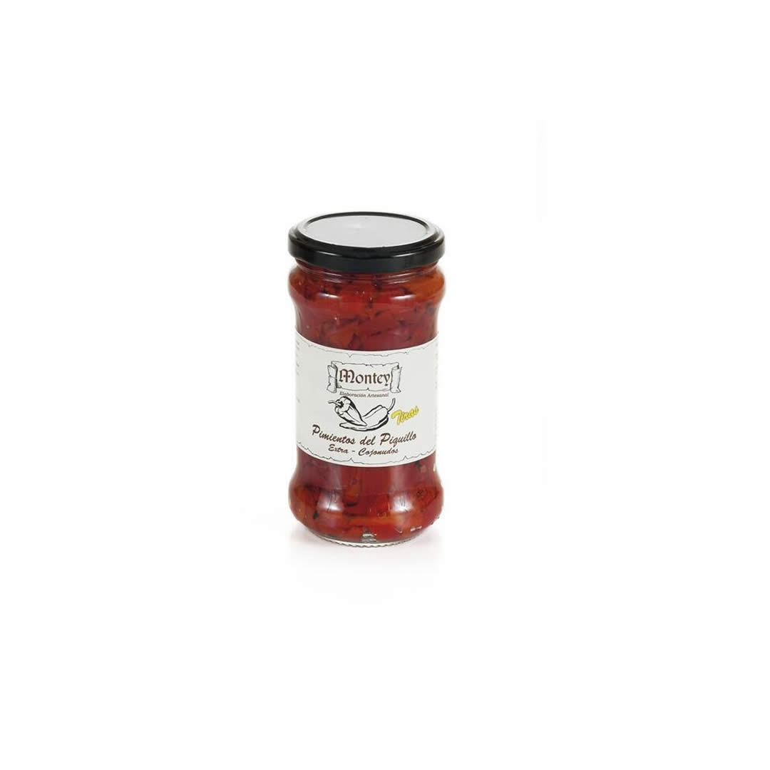 Pimientos del Piquillo en Tiras Montey 314ml - Producto gourmet para tus recetas