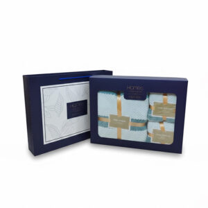 Set de Toallas de Baño Súper Absorbentes a Cuadros 3Pzas