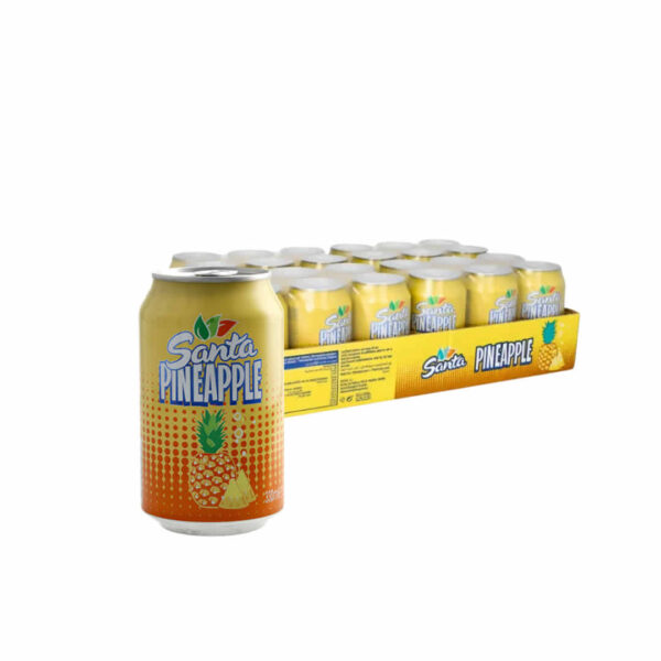 Caja de Refresco Gaseado Piña Santa (24udx330ml
